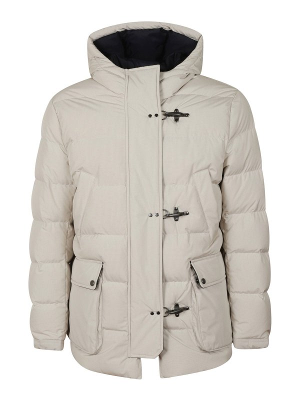 FAY: ダウン・ハイテクジャケット - ダウンジャケット - グレー