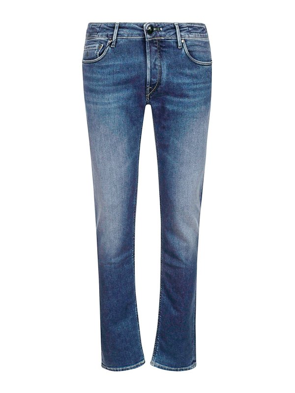 HANDPICKED: Straight Leg Jeans - Straight Leg Jeans - Blau