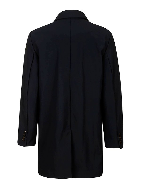 RRD Roberto Ricci Designs: knee length coats online - Tech fabric coat
