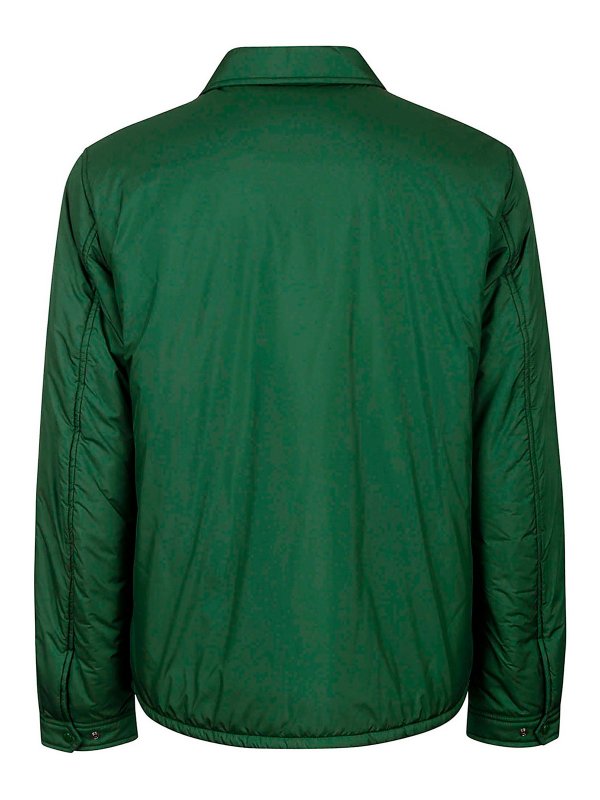 WOOLRICH: padded jackets online - Alaskan microfiber overshirt