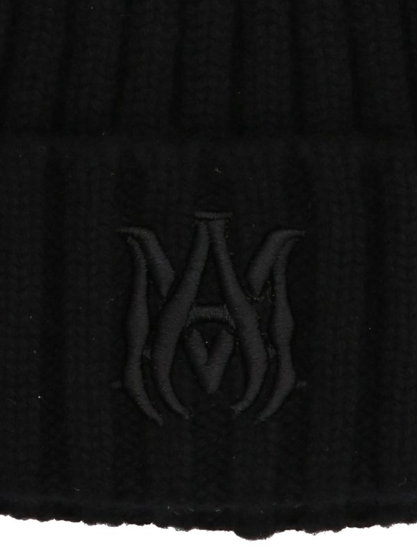 iKRIX AMIRI: ニットキャップ - ビーニー帽 - 黒