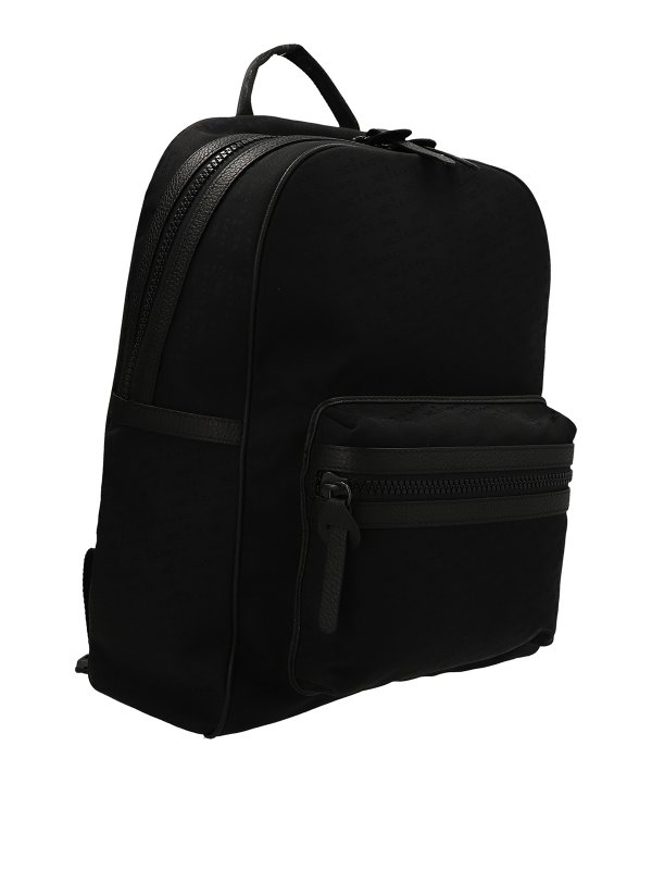KITON: backpacks online - Logo nylon backpack