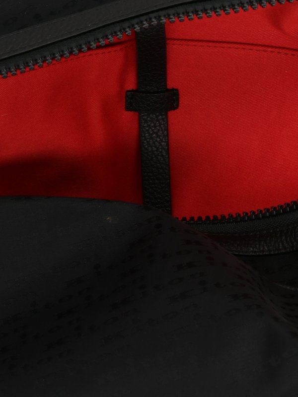 Logo nylon backpack shop online: KITON