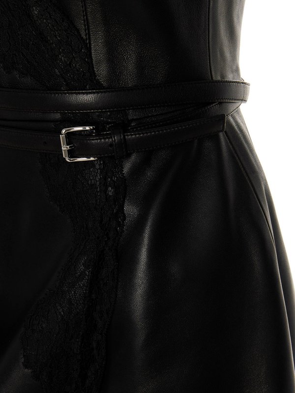 ショートドレス - 黒 shop online: ALEXANDER MCQUEEN