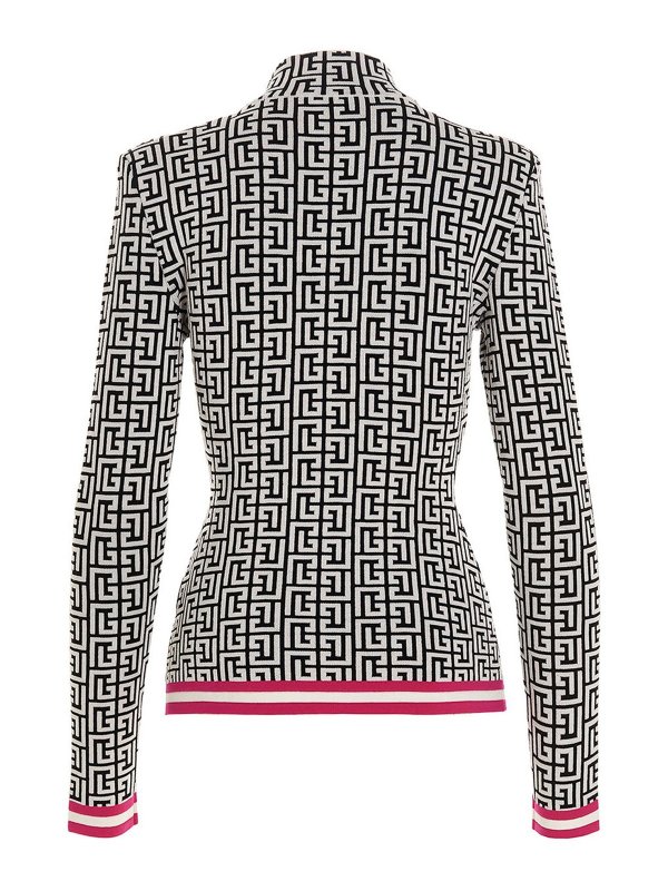 Balmain: Turtlenecks & Polo necks online - Monogram sweater