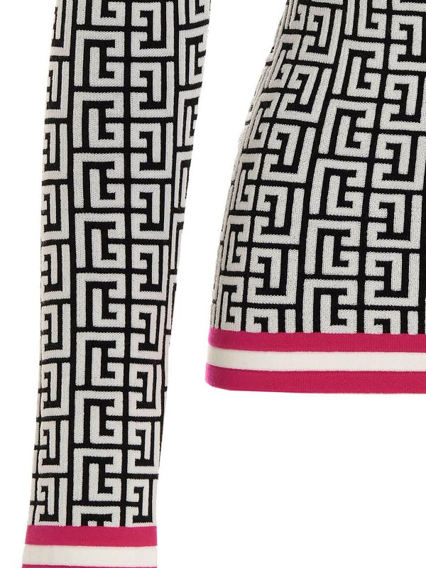 Monogram sweater shop online: Balmain