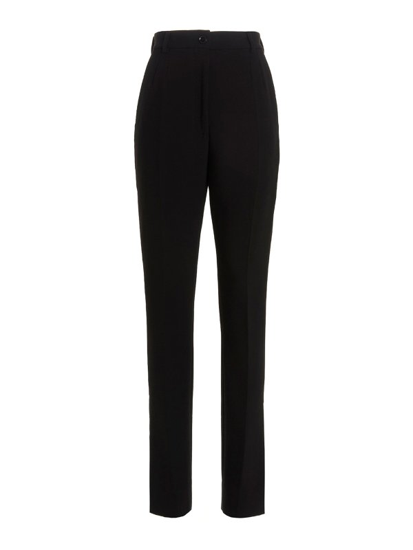 DOLCE & GABBANA: casual trousers - Flared split pants