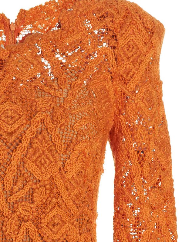 iKRIX ERMANNO SCERVINO: ニーレングスドレス - 膝丈ドレス - オレンジ