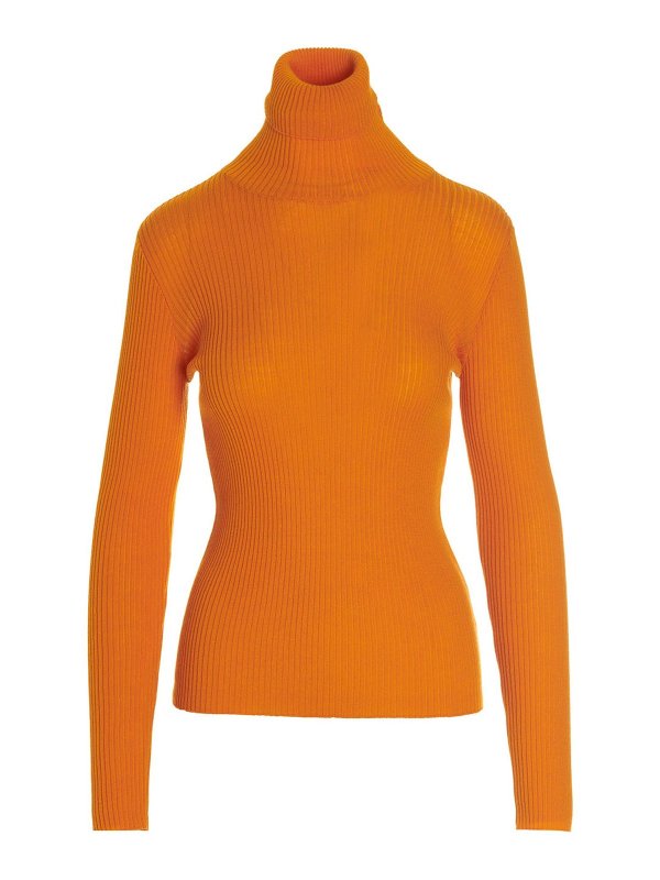 JUCCA: タートルネック - タートルネック/ポロネック - オレンジ