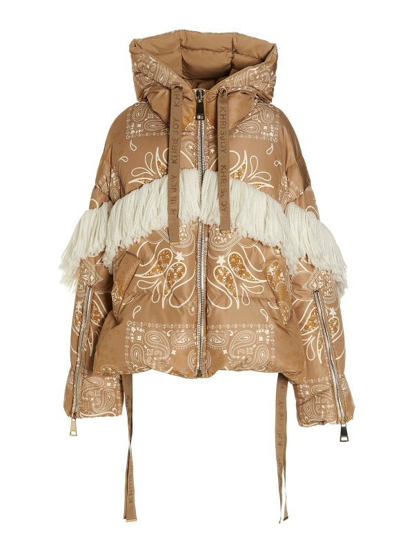 KHRISJOY: padded jackets - Hooded puffer jacket