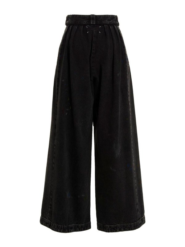 Maison Margiela: ベルボトムジーンズ online - フレアジーンズ - 黒