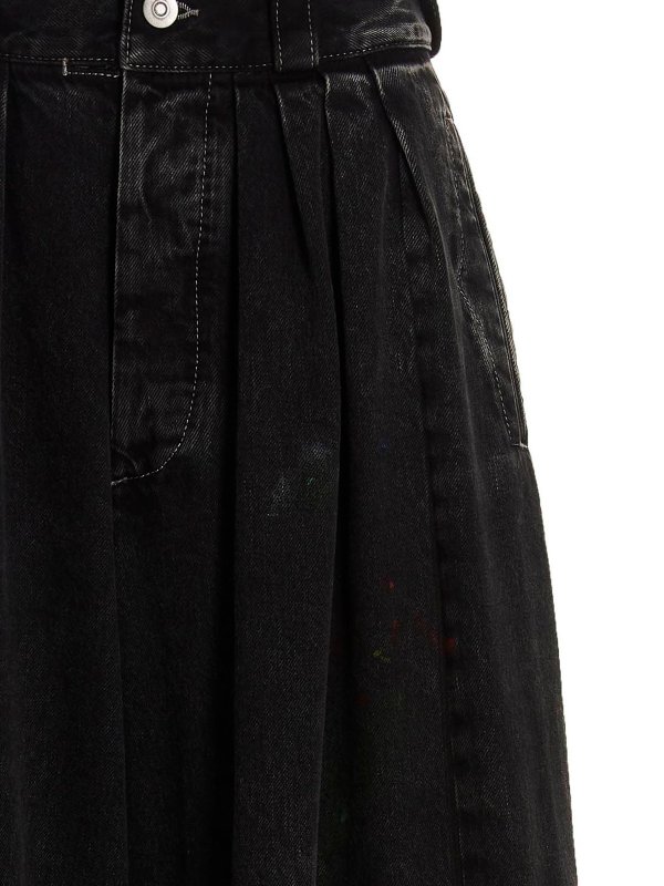 iKRIX Maison Margiela: ベルボトムジーンズ - フレアジーンズ - 黒