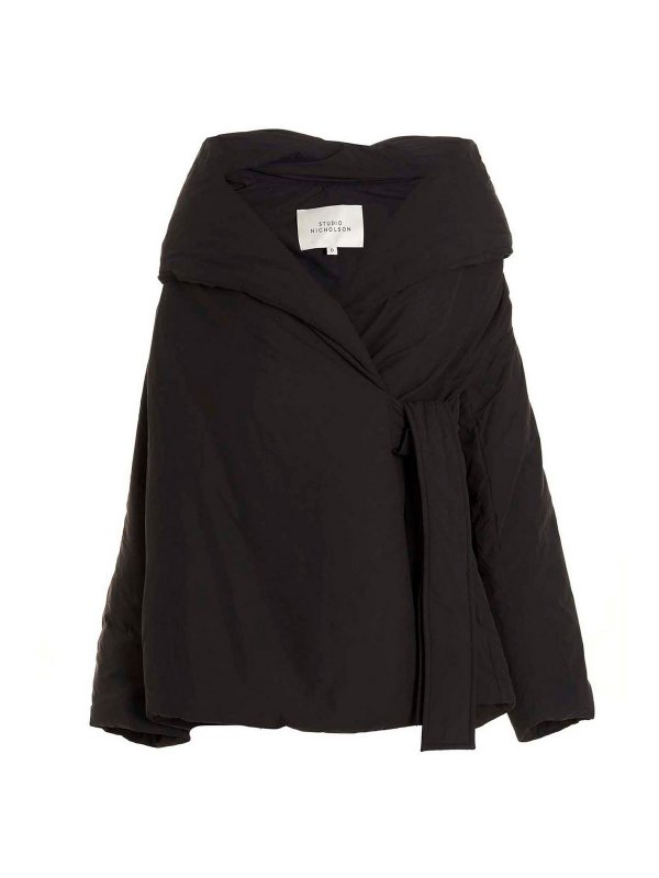 STUDIO NICHOLSON: padded jackets - Nile hooded down jacket