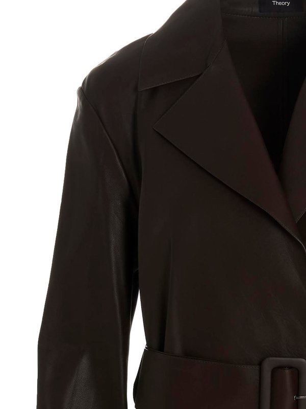 iKRIX Theory: cappotti in pelle - Trench in pelle