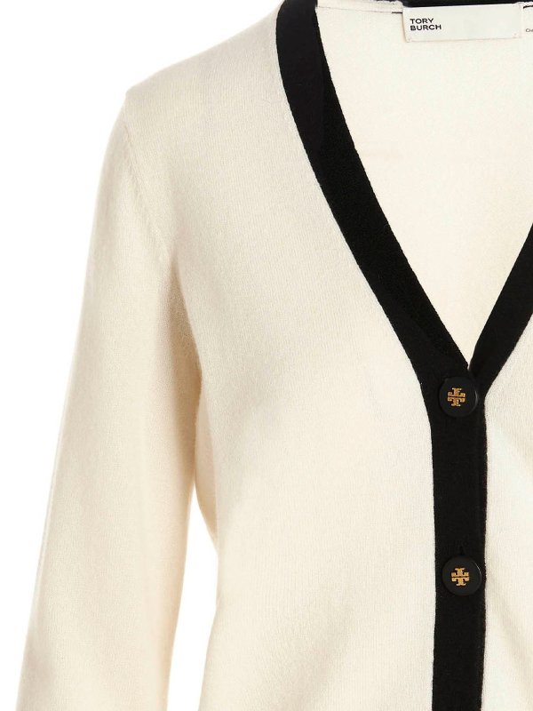 iKRIX TORY BURCH: cardigans - Logo button cardigan