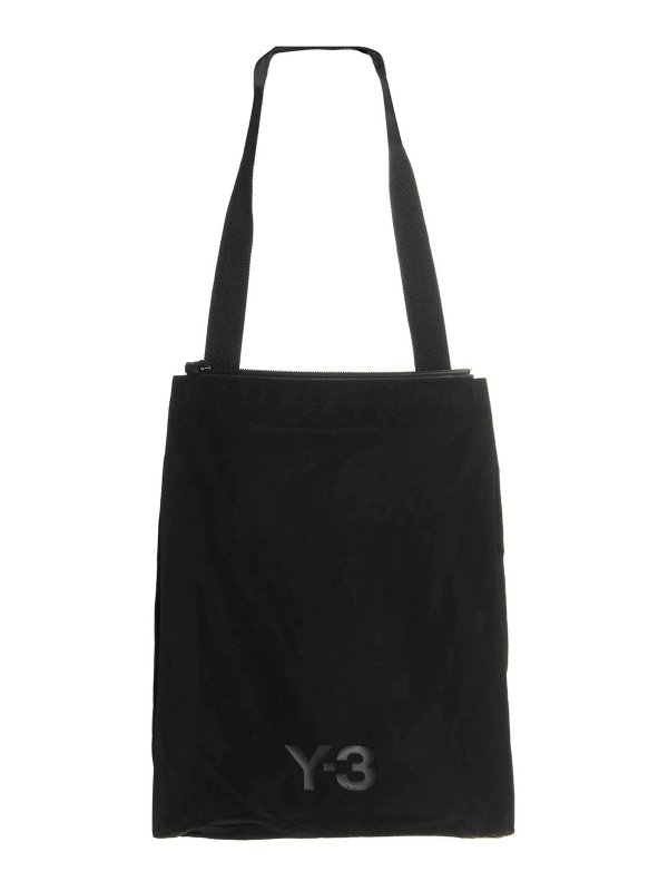 Logo backpack technical trench coat shop online: Y-3