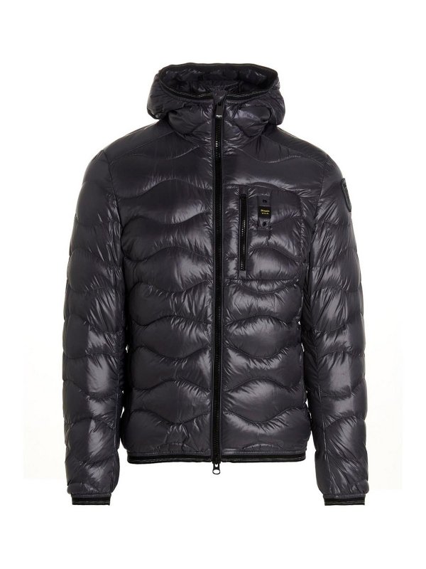 BLAUER: padded jackets - Tech fabric puffer jacket