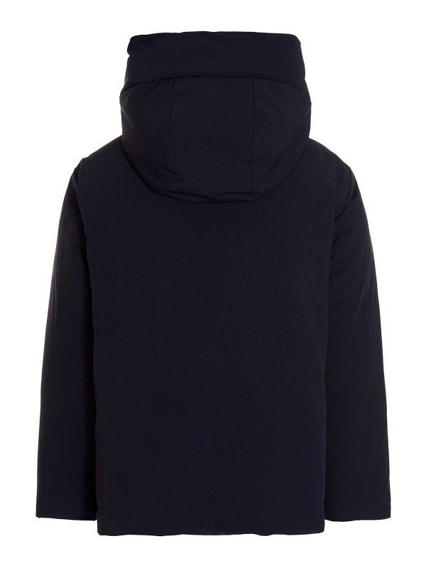 JIL SANDER: padded jackets online - Hooded puffer jacket