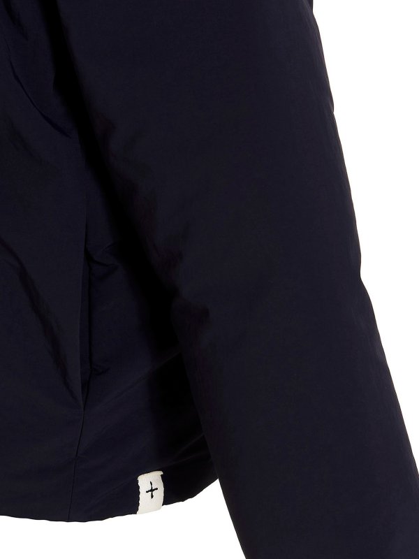Hooded puffer jacket shop online: JIL SANDER