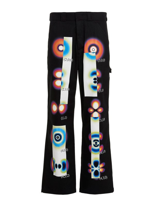 MSFTSREP: casual trousers - Hydrogen Wave pants