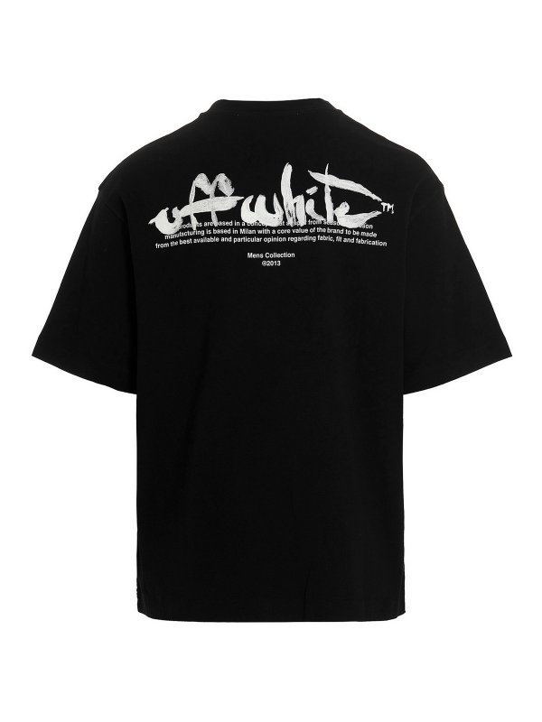 OFF-WHITE: t-shirts online - Script Skate T-shirt