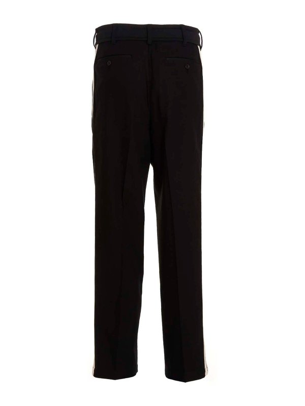 Palm Angels: casual trousers online - Contrast band pants