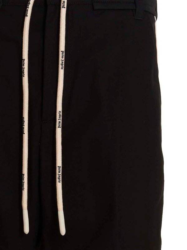 Contrast band pants shop online: Palm Angels