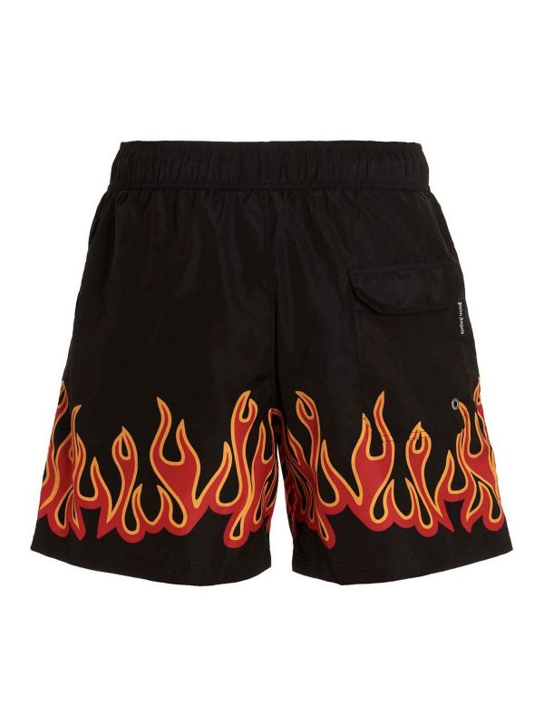Palm Angels: 水着 online - スイムショーツ/スイムトランクス - Burning Flames