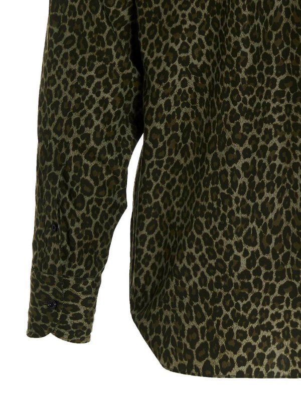 Leopard shirt shop online: TOM FORD