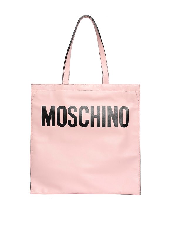 iKRIX MOSCHINO: totes bags - Illustrated Animals leather tote