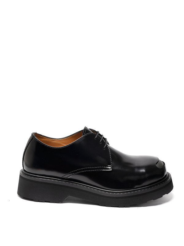 KENZO: レースアップシューズ - 編み上げ靴 - Smile