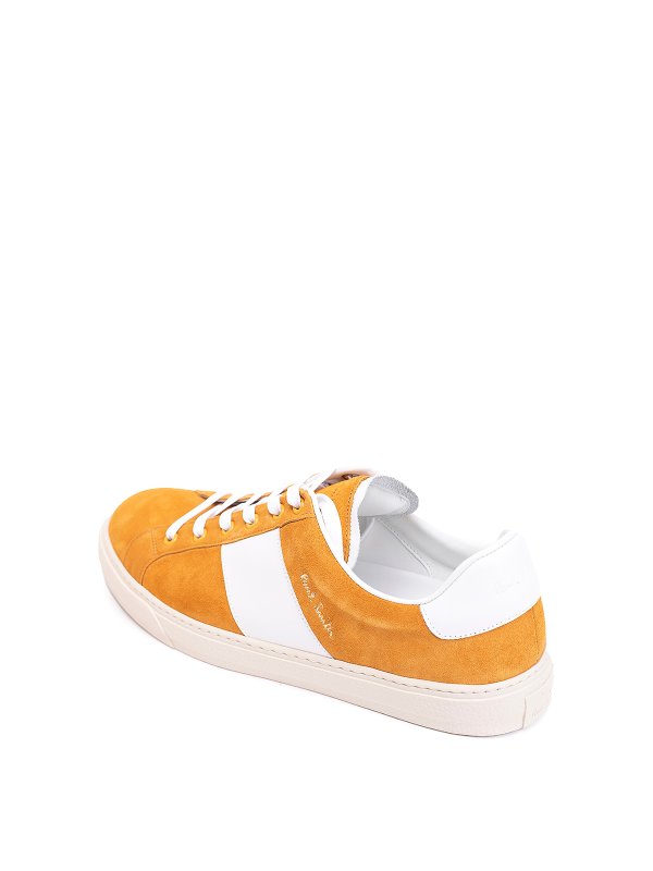 iKRIX PAUL SMITH: trainers - Orange suede trainers