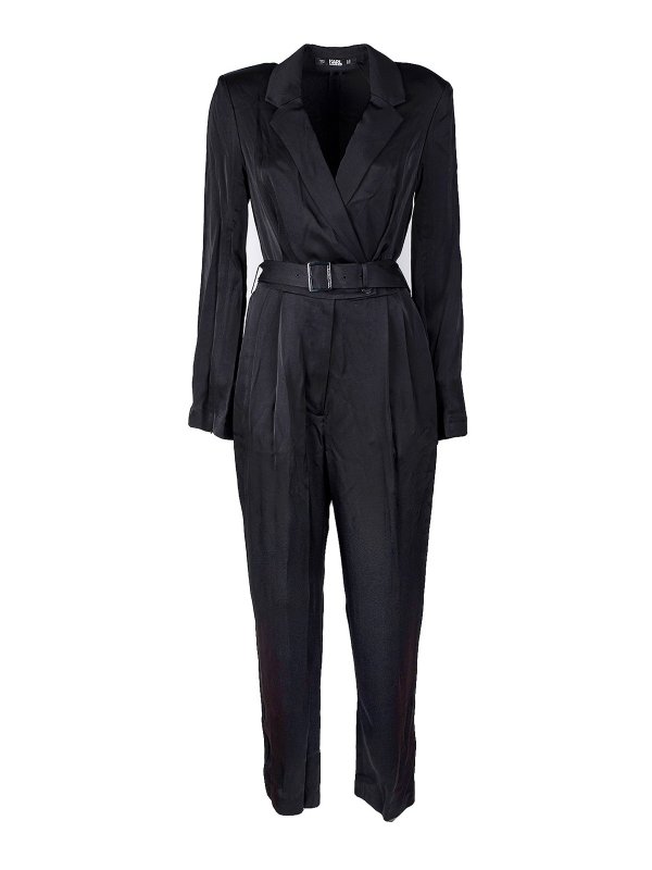 KARL LAGERFELD: jumpsuits - Satin jumpsuit