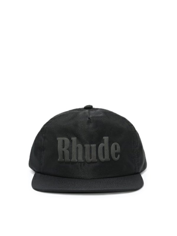 RHUDE: hats & caps - Satin logo hat