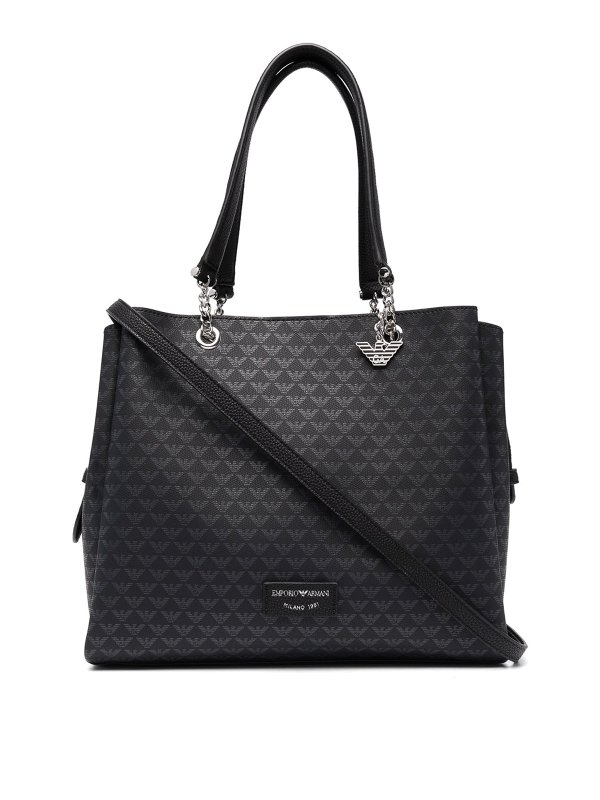 EMPORIO ARMANI: トートバッグ - トートバッグ - 黒
