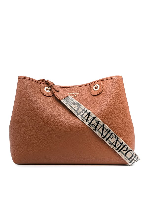 EMPORIO ARMANI: Sacs à main - Sac Cabas - Marron