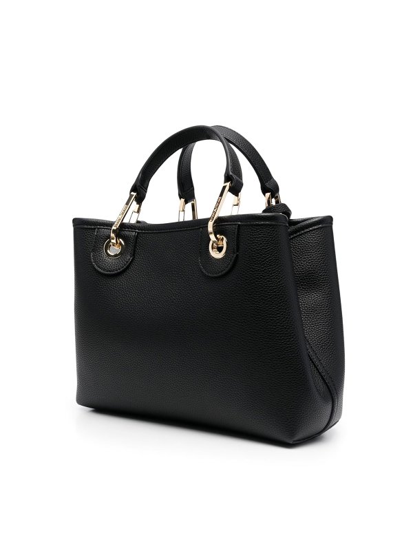 Emporio Armani Black logo tag tote Y3D166YFO5B85218