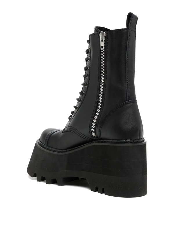 iKRIX JUNYA WATANABE: ankle boots - Leather platform boots