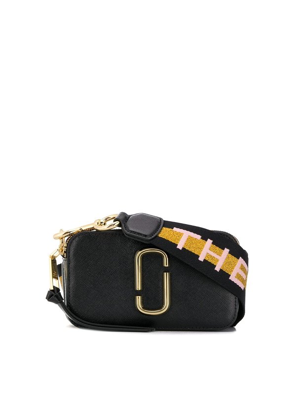 MARC JACOBS: cross body bags - The Logo Strap Snapshot bag
