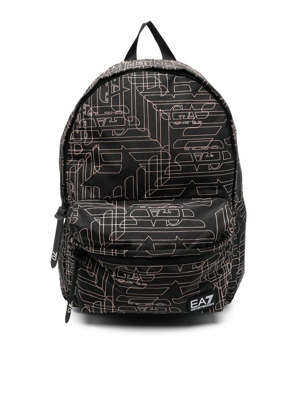 EA7 Emporio Armani Graphic series logo-print backpack