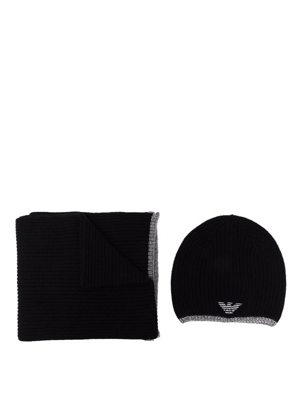 EMPORIO ARMANI: Gorros - Gorro - Negro
