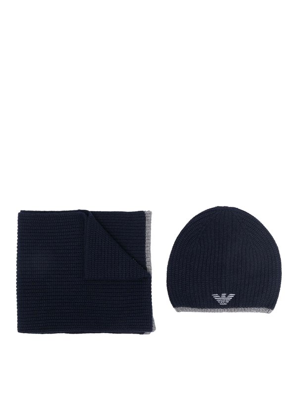 EMPORIO ARMANI: Mützen - Mütze - Blau