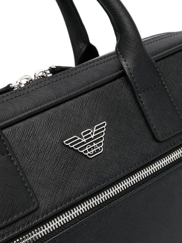 iKRIX EMPORIO ARMANI: laptop bags & briefcases - Logo-plaque laptop case