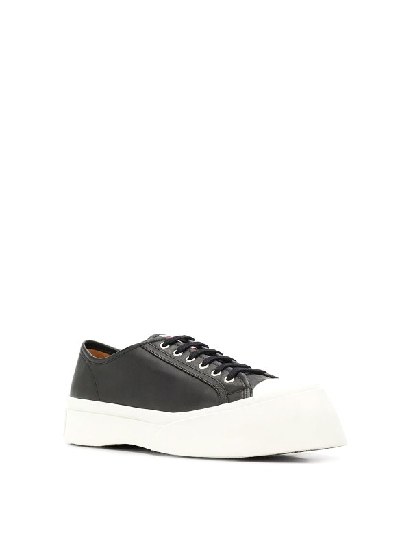 Marni Leather sneakers - Black - Men | SNZU002002P272200N99