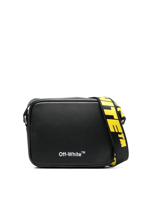 OFF-WHITE: cross body bags - Logo-print detail camera bag