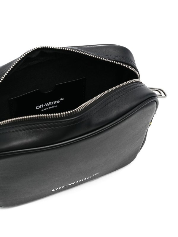 Logo-print detail camera bag shop online: OFF-WHITE