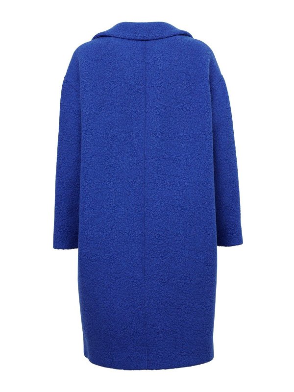 HARRIS WHARF LONDON: ニーレングスコート online - 膝丈コート - ブルー