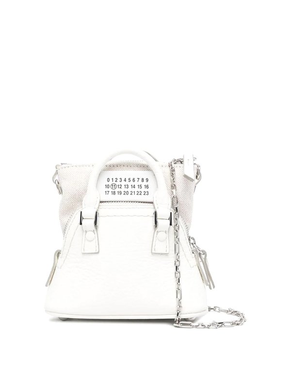 Maison Margiela: クロスボディバッグ - クロスボディバッグ - 白