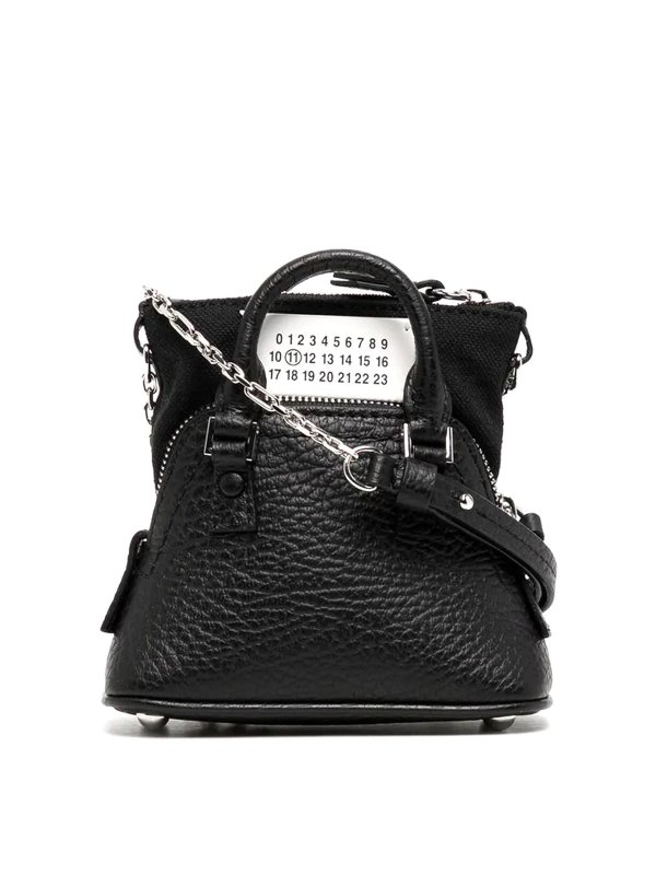 Maison Margiela: ショルダーバッグ - バッグ - 黒