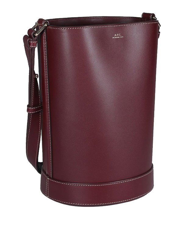 A.P.C.: Bucket bags online - Leather bucket bag